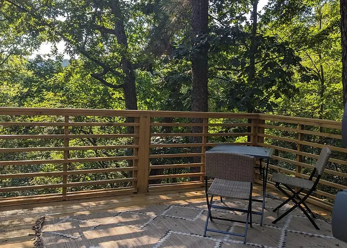 Cabin #6 With Hot Tub Deck And Sunset View At Loblolly Pines